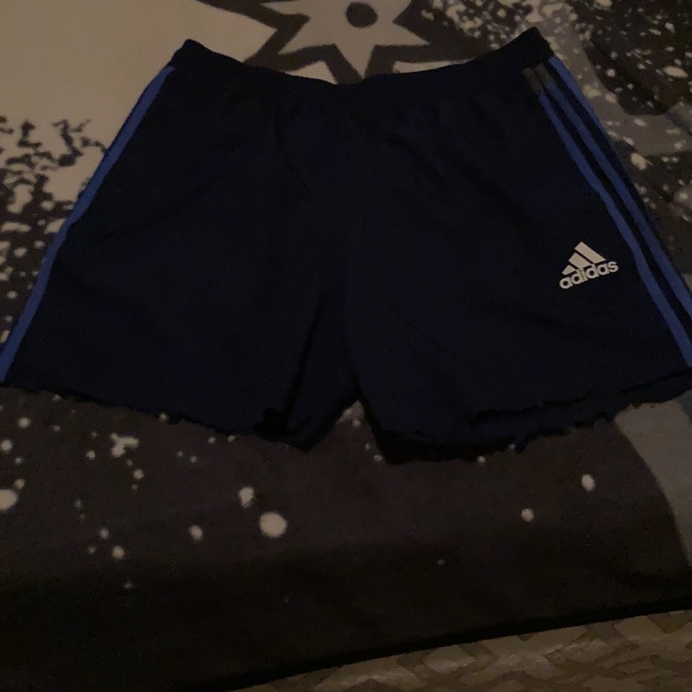Adidas distressed shorts